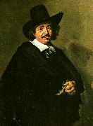Frans Hals mansportratt oil painting artist